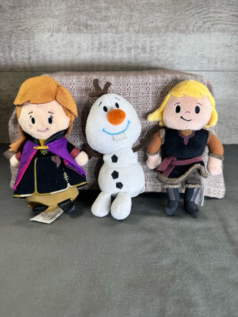 Disney Frozen 2 Stylized Mini Plush Trio - Anna, Olaf & Kristoff